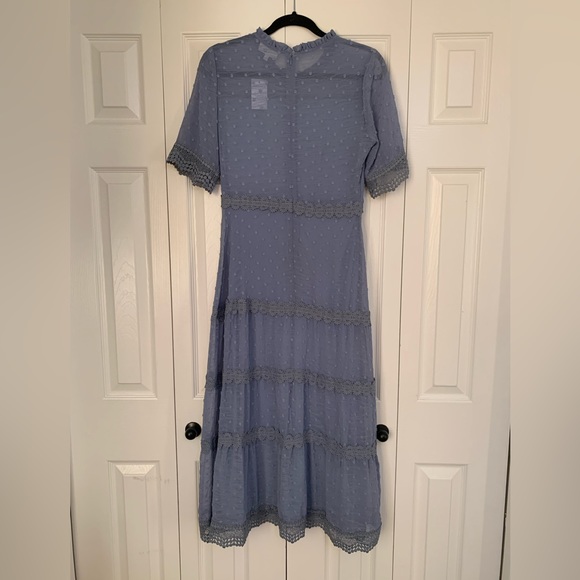 Bohme Blue Swiss Dot Dress - Picture 7 of 8